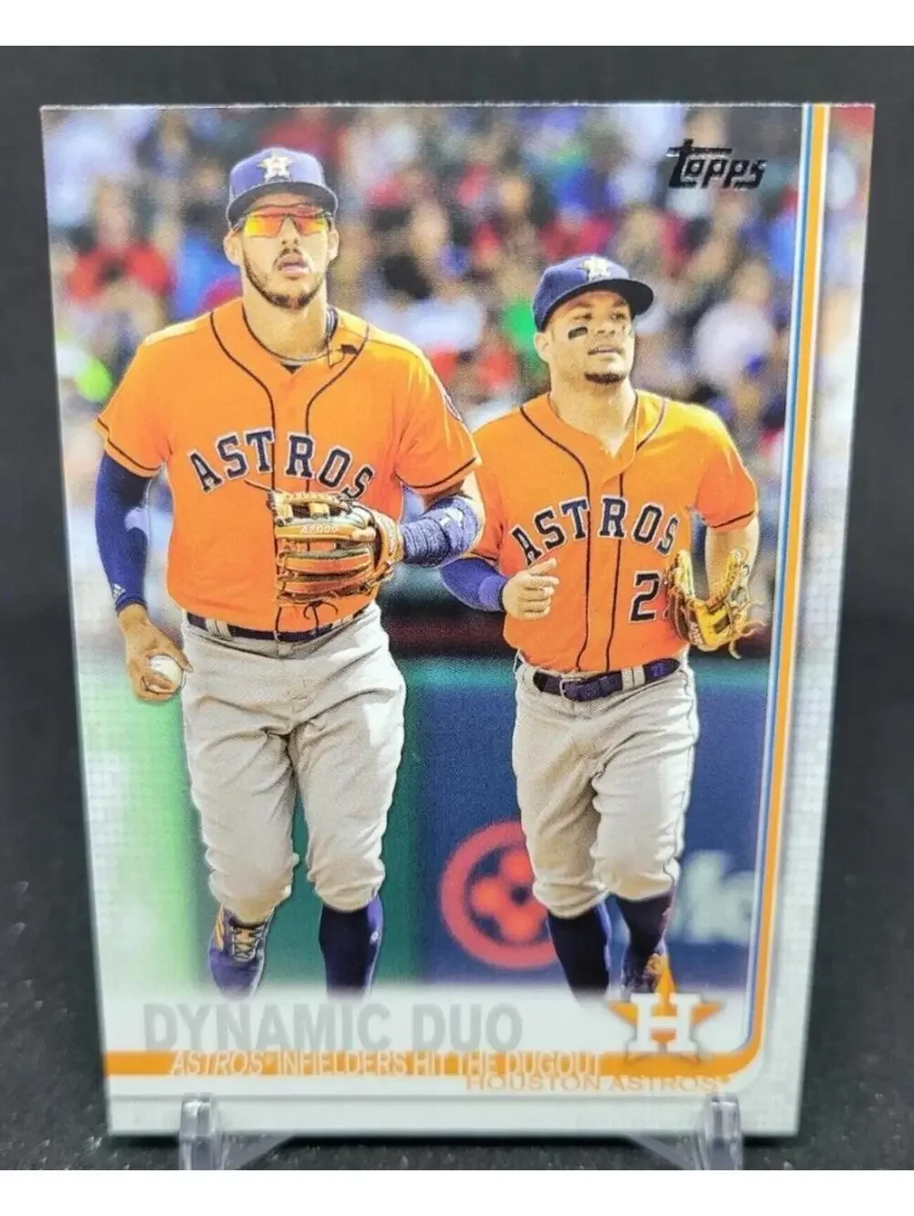 Jose Altuve/Carlos Correa 2019 Topps Series 1 Dynamic Duo #294